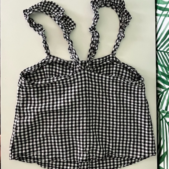 Madewell Gingham Tank Size 2 - Picture 4 of 8